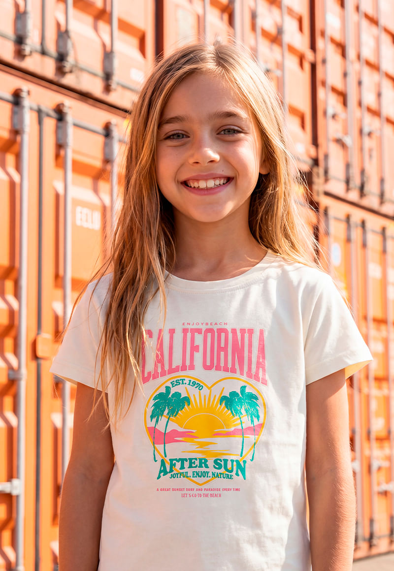Polera Niña Crudo