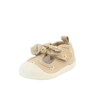 Zapatilla Niña Beige