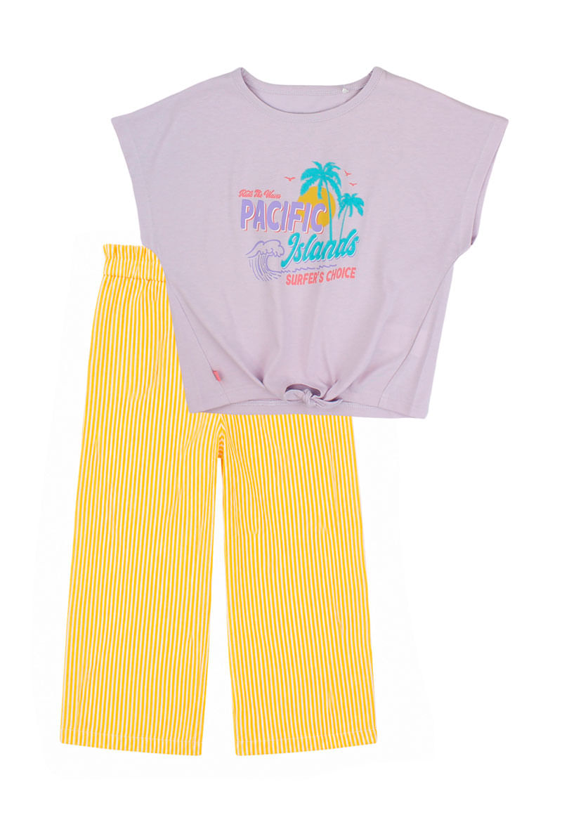 Conjunto Niña Lila