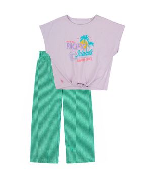 Conjunto Niña Rosado