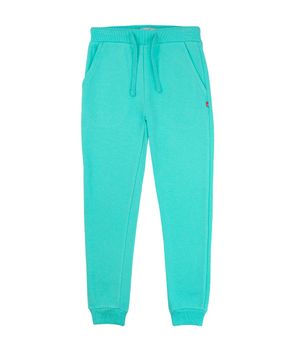 Pantalón buzo Niña Turquesa