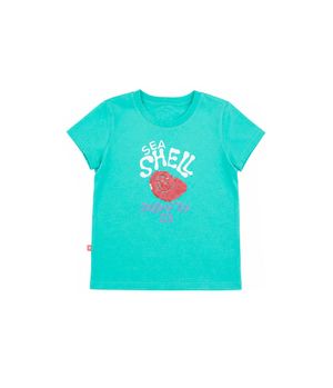 Polera Niña Turquesa