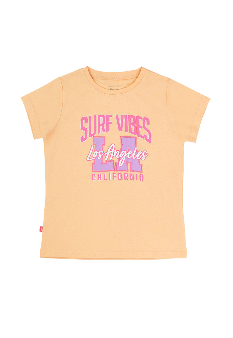 Polera Niña Naranjo