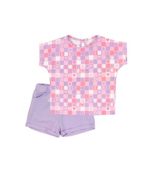 Conjunto Niña Lila