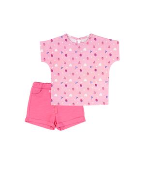 Conjunto Niña Rosado