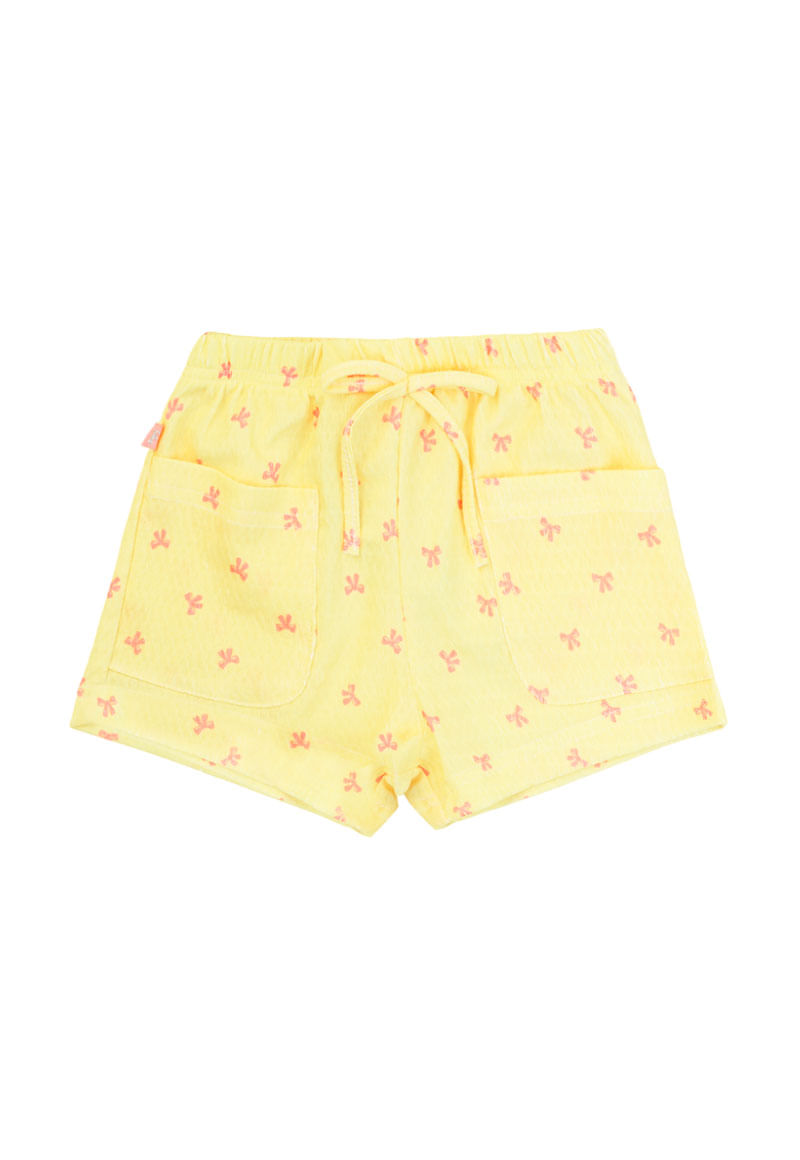 Short Niña Amarillo
