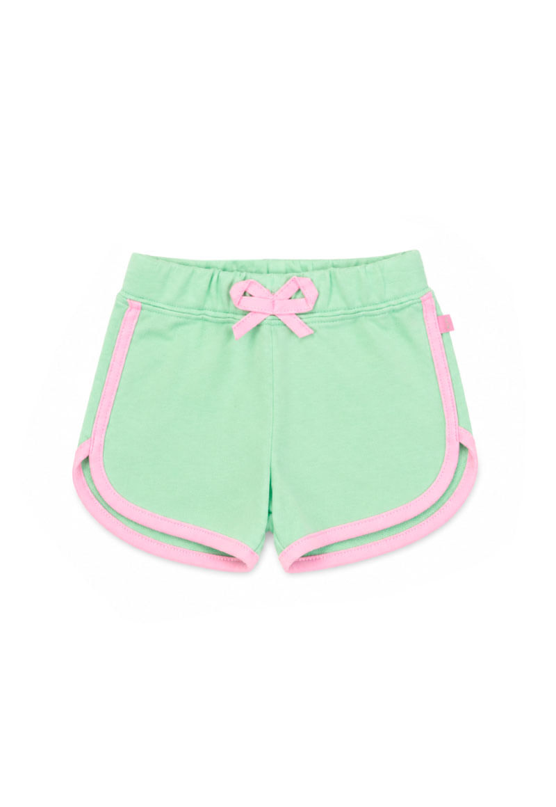 Short Niña Verde Claro