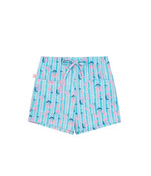 Short Niña Azul Claro