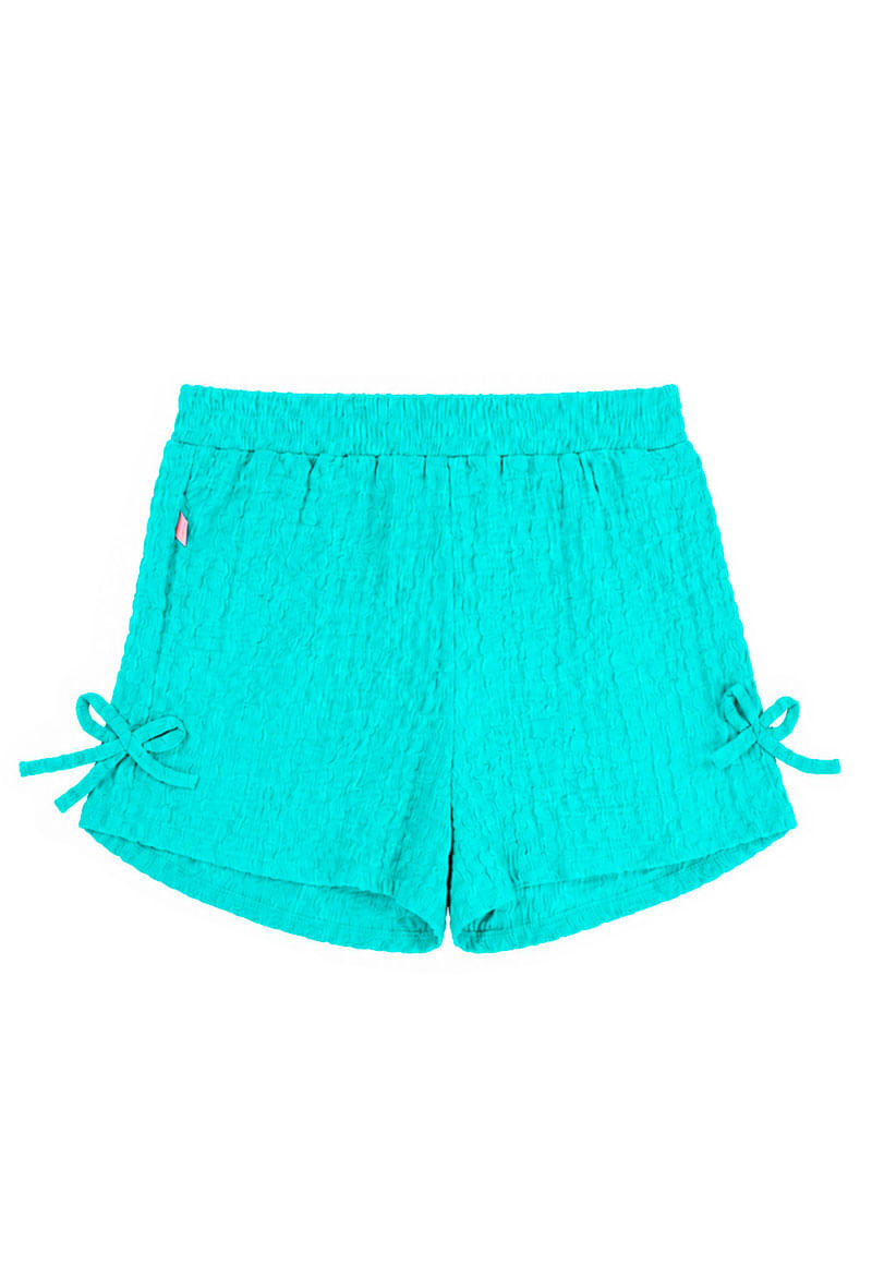 Short Niña Turquesa