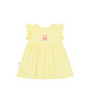 Vestido Niña Amarillo Claro