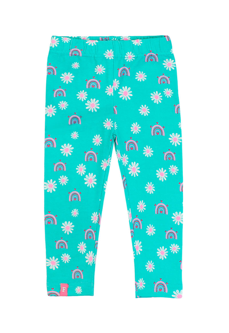 Leggins Niña Turquesa