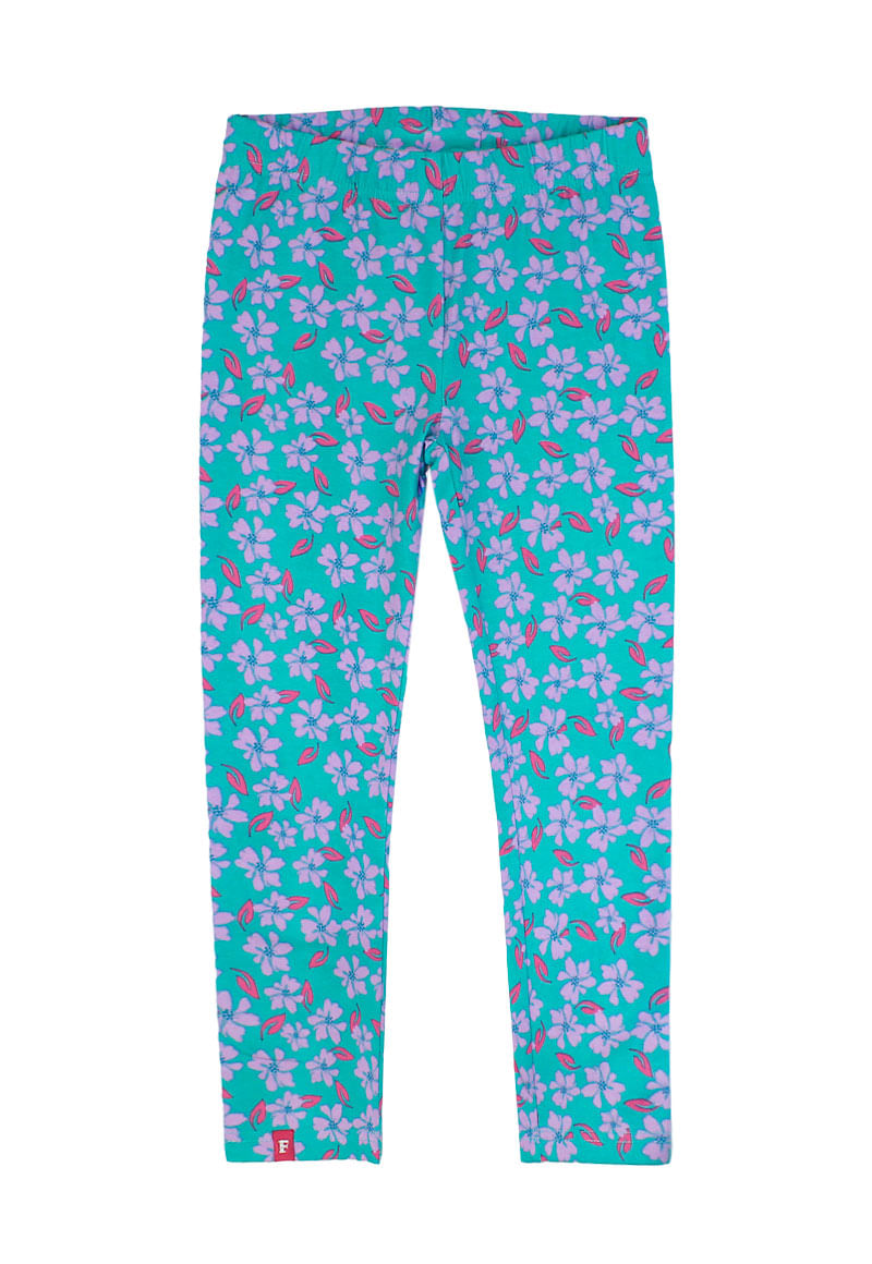 Leggins Niña Turquesa