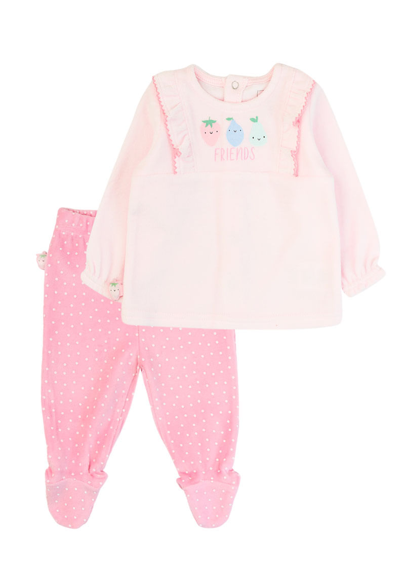 Conjunto Niña Rosado