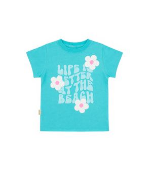 Polera Niña Turquesa