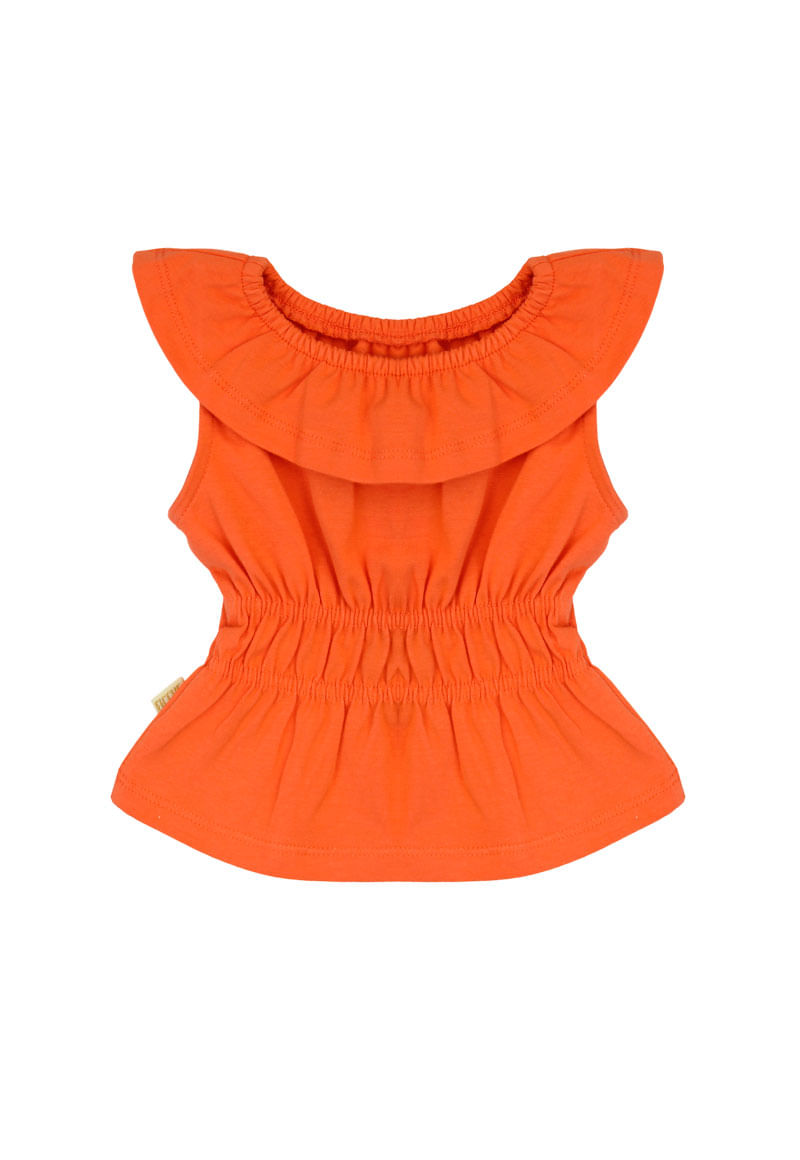 Polera Niña Naranjo