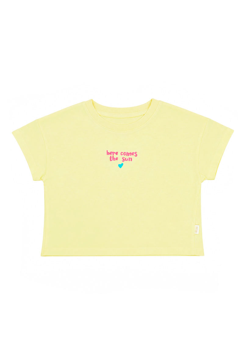 Polera Niña Amarillo