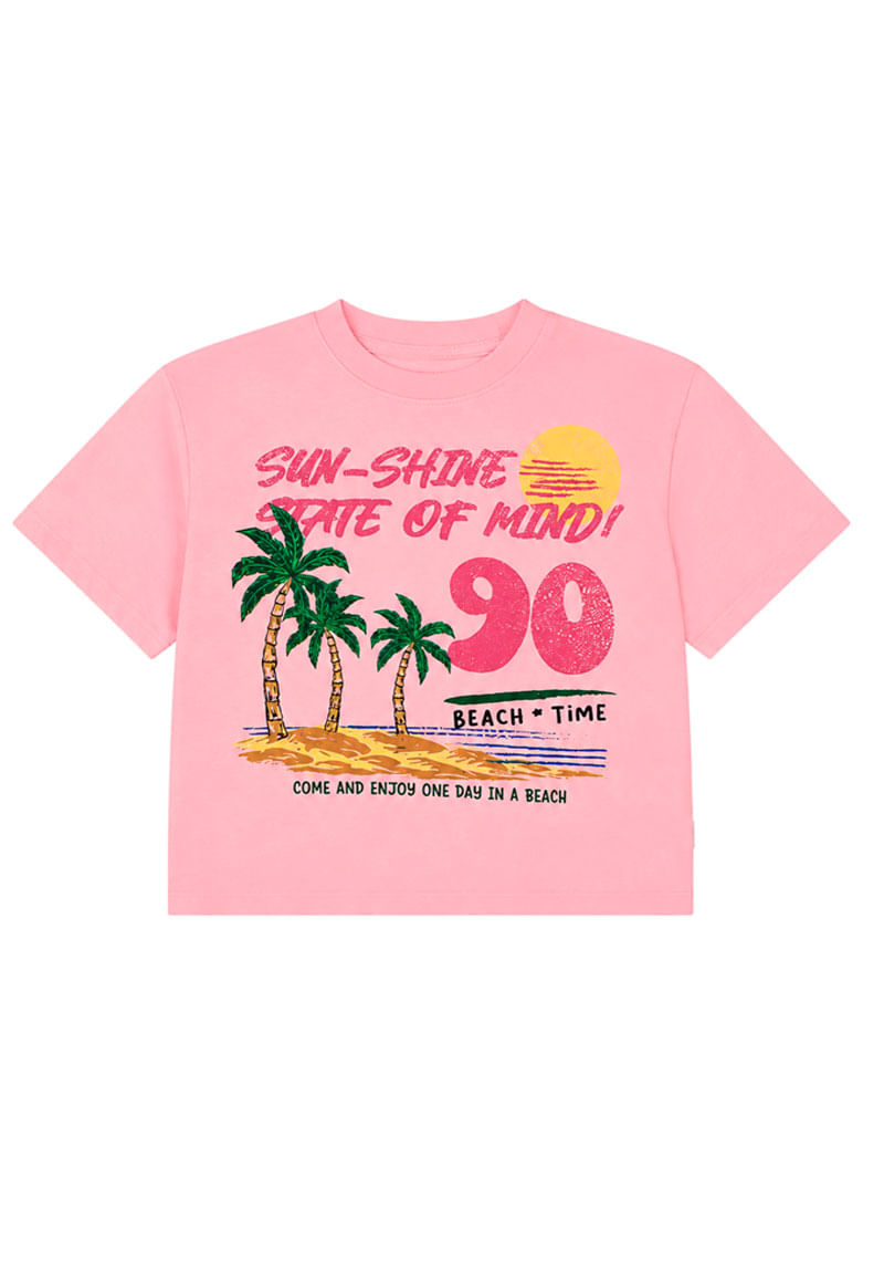 Polera Niña Rosado