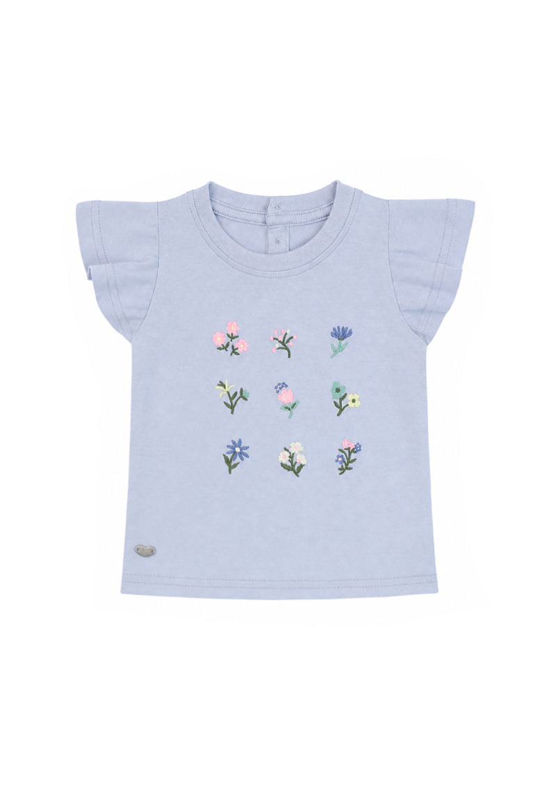 Polera Niña Celeste