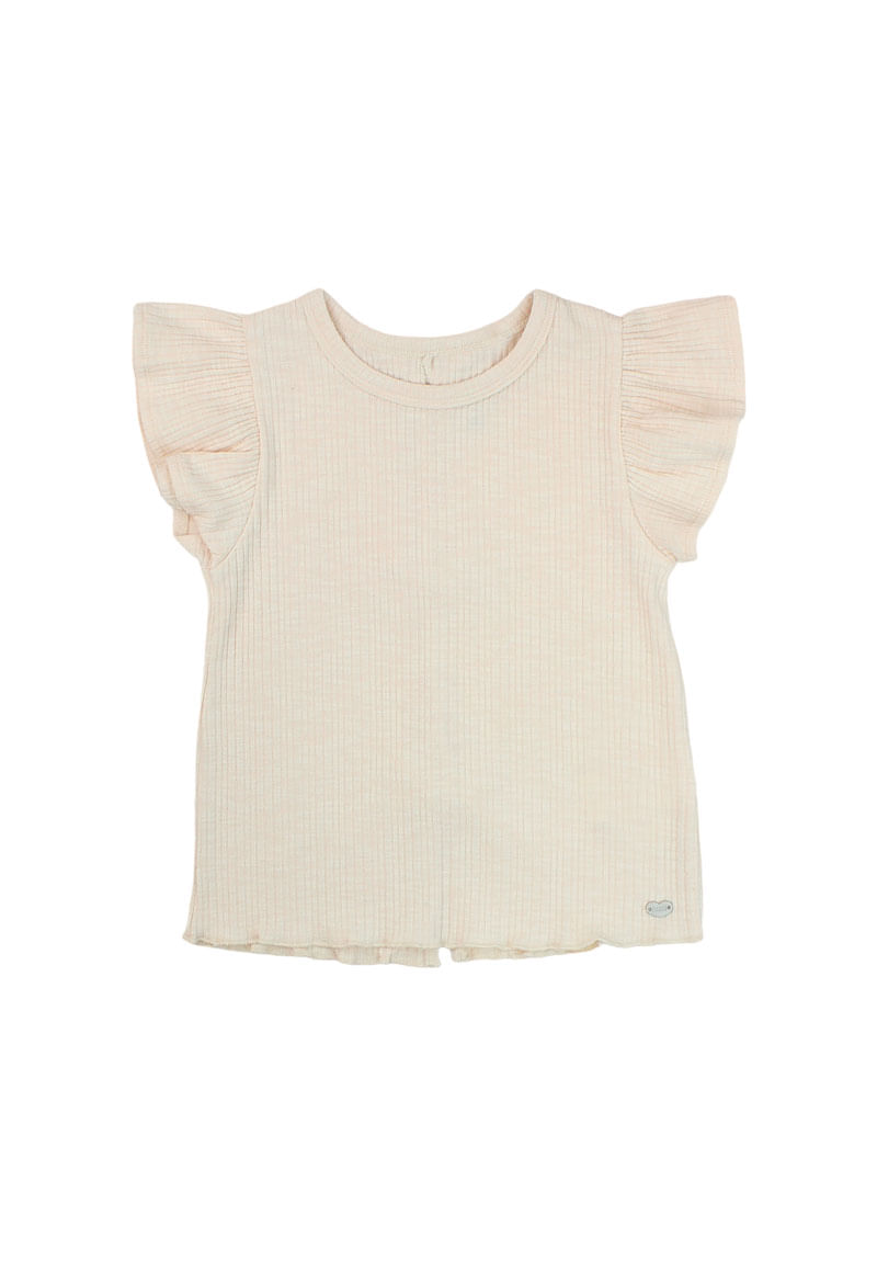 Polera Niña Café Claro