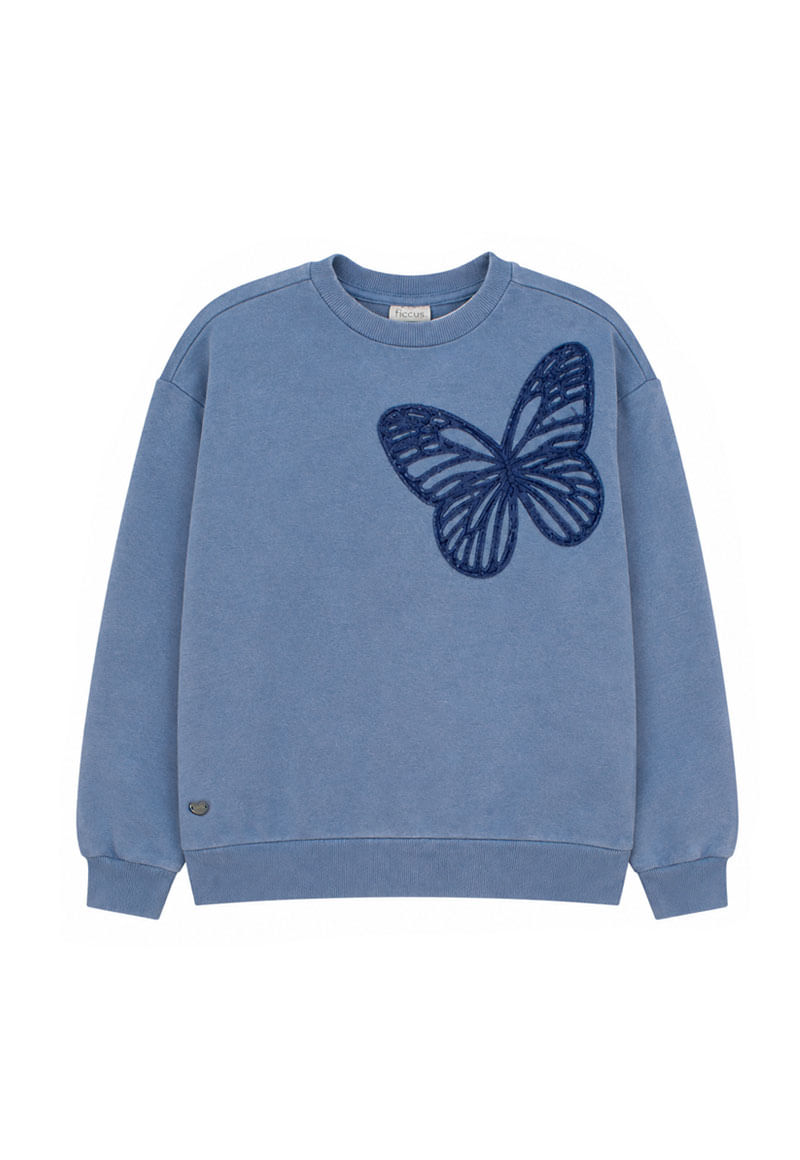 Polerón Niña Denim