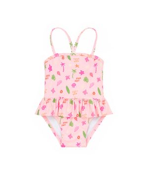 Traje de Baño Niña Rosado