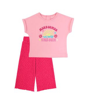 Conjunto Niña Fucsia