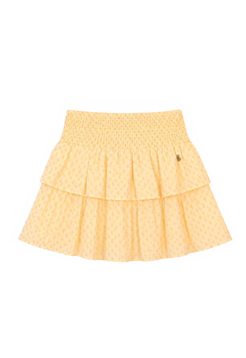 Falda Niña Amarillo Claro