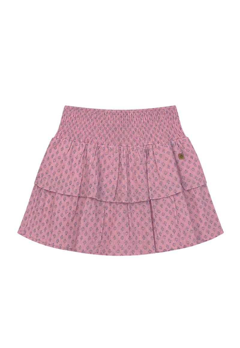 Falda Niña Malva