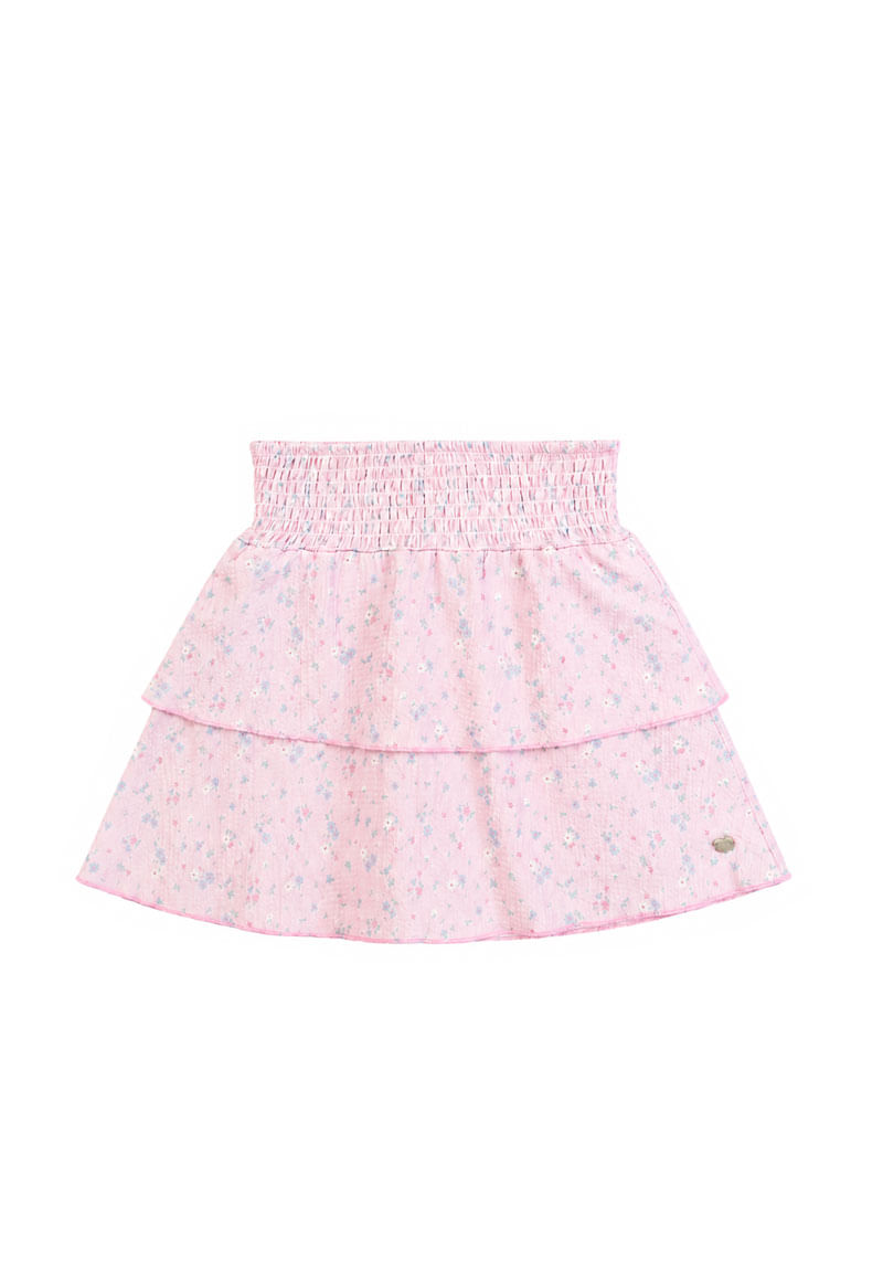 Falda Rosada de Niña
