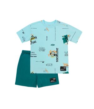 Pijama Niño Azul Cielo