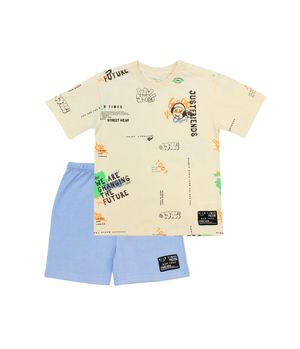 Pijama Niño Beige