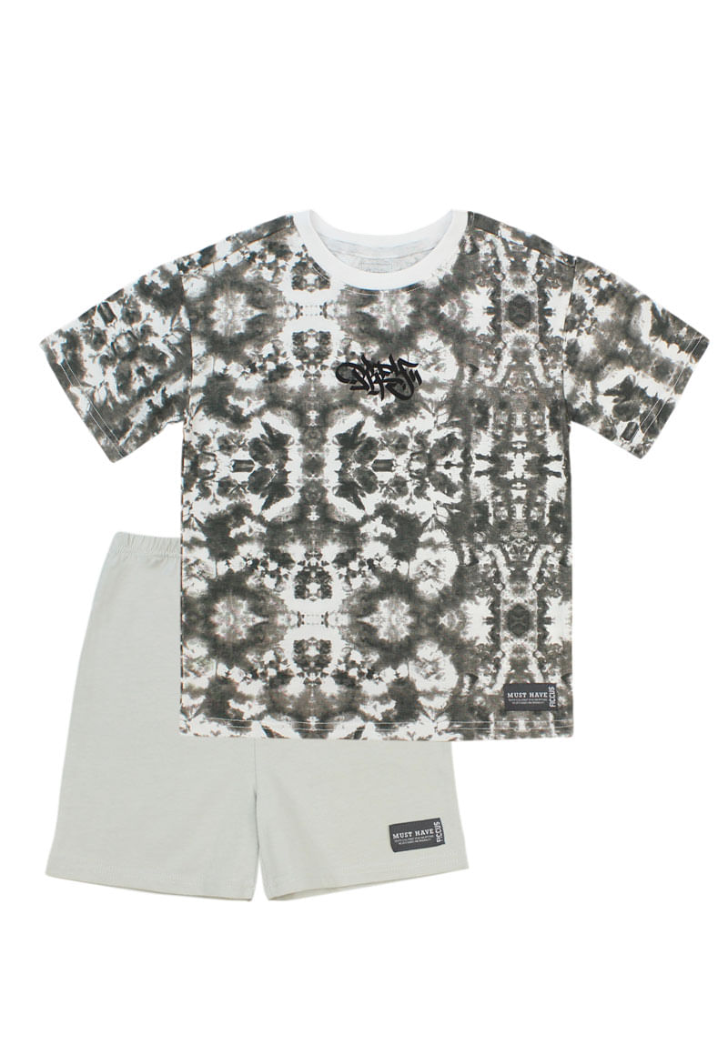 Pijama Niño Gris